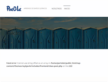Tablet Screenshot of portolet.cl
